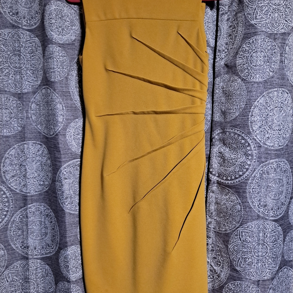 Calvin Klein (CK) Casual Women's Yellow Dress SZ2